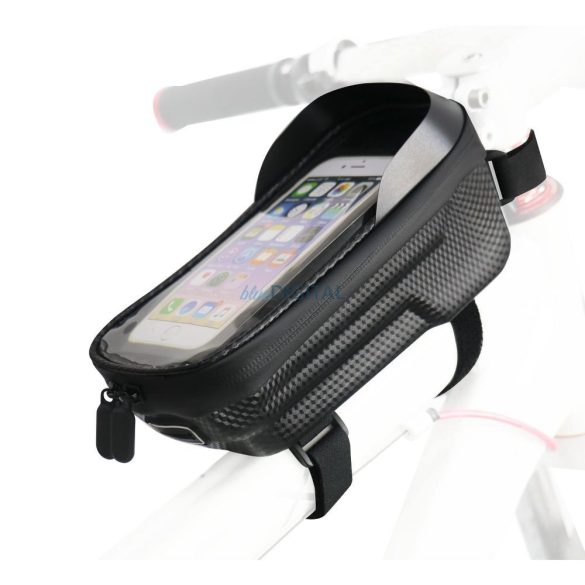 FSBFB-451 Geantă de bicicletă cu suport pentru telefon pentru cadru - negru