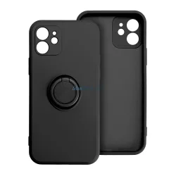  HUSĂ! - SILICONE RING caz Xiaomi Redmi Notă 14 Pro 5G - negru