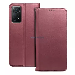   HUSĂ! - SMART MAGNETO Openable Caz Xiaomi Redmi Notă 14 5G - burgundy