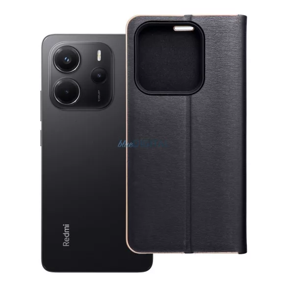 HUSĂ! - LUNA Openable caz Xiaomi Redmi Notă 14 5G - negru