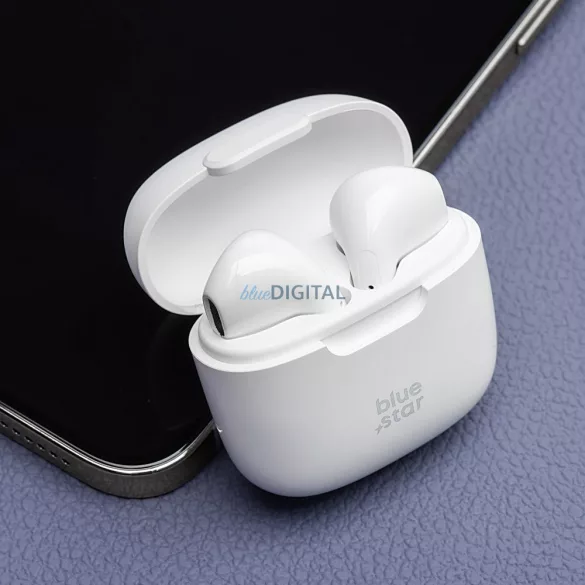 Blue Star FI7 TWS Căști fără fir Bluetooth - alb