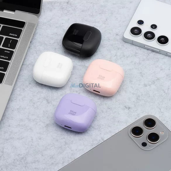 Blue Star FI7 TWS Căști fără fir Bluetooth - alb