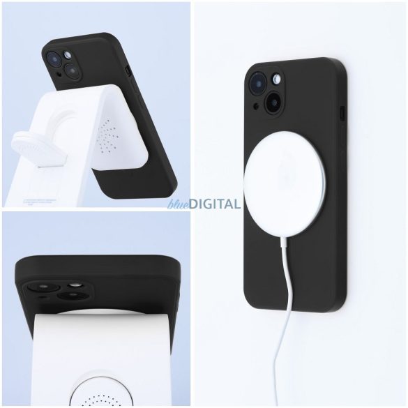 SILICONE MAG COVER Husă compatibilă MagSafe Samsung Galaxy A55 5G - negru