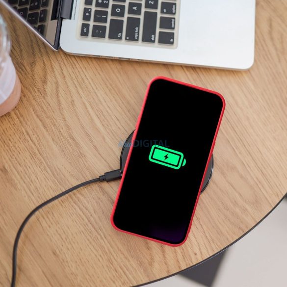 SILICONE MAG COVER Husă compatibilă MagSafe Samsung Galaxy A55 5G - roșu