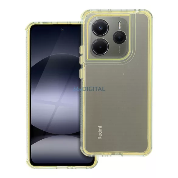 HUSĂ! - Carcasă MATRIX CLEAR Xiaomi Redmi Note 14 5G - galben