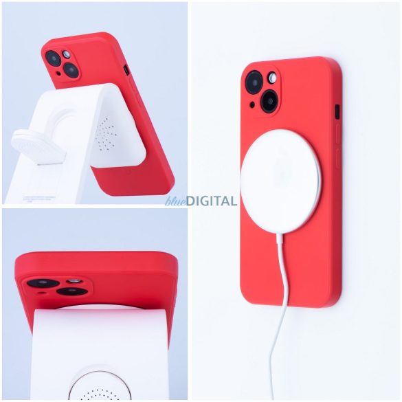 SILICONE MAG COVER Husă compatibilă MagSafe Samsung Galaxy A54 5G - roșu