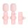Microfon lavalier fără fir Lightning dublu (set de 2) K1 roz Microfon lavalier fără fir Lightning dublu (set de 2) K1 roz