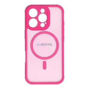 HUSĂ! - FULL MATTE MAG COVER Carcasă compatibilă MagSafe pentru iPhone 16 Pro - roz