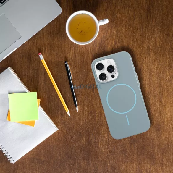 HUSĂ! - Carcasă Premium Glossy MagSafe compatibilă pentru iPhone 16 Pro - verde mentă