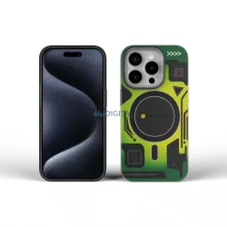   HUSĂ! - Forcell F-Protect MagSafe caz compatibil Samsung Galaxy S25 - model verde