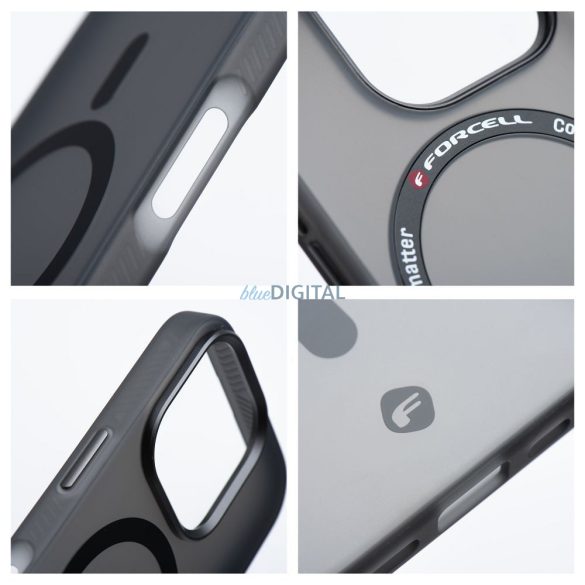 Forcell F-Protect MagSafe caz compatibil Samsung Galaxy S25 - negru transparent