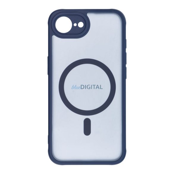 FULL MATTE MAG COVER Carcasă compatibilă MagSafe pentru iPhone 16e - albastru