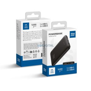 BLUE STAR Powerbank 5000 mAh 2A W0539 negru