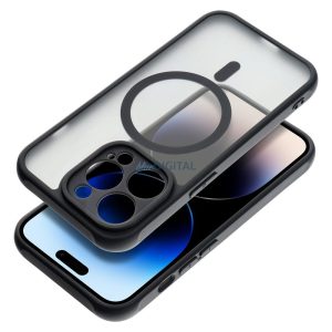 FULL MATTE MAG COVER Caz compatibil MagSafe Xiaomi Redmi Note 14 Pro Plus - negru