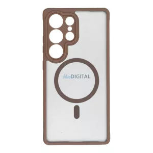 HUSĂ! - FULL MATTE MAG COVER Husă compatibilă MagSafe pentru Samsung Galaxy S25 Plus - maro
