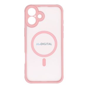 FULL MATTE MAG COVER Carcasă compatibilă MagSafe pentru iPhone 15 Pro - roz deschis