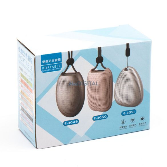 E-3049 difuzor bluetooth 3W 500mAh - culoare aurie