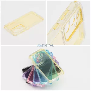 HUSĂ! - Carcasă MATRIX CLEAR Xiaomi Redmi Note 14 4G - galben