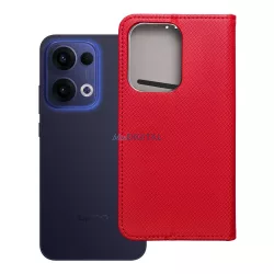 HUSĂ! - Carcasă de carte SMART CASE Oppo Reno13 - roșu