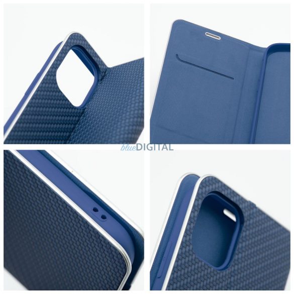 LUNA caz carte iPhone 16e - albastru