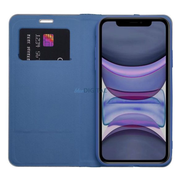 LUNA caz carte iPhone 16e - albastru