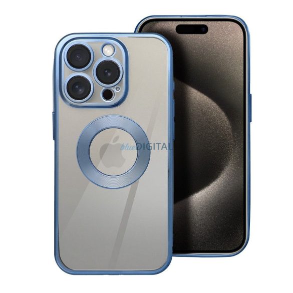 Carcasă GLAM pentru iPhone 16e - albastru