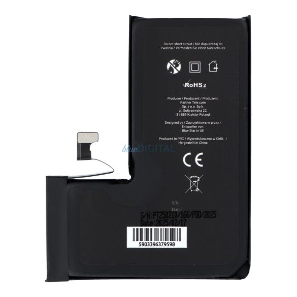 Baterie BLUE STAR HQ pentru IPHONE 15 Pro 3274 mAh