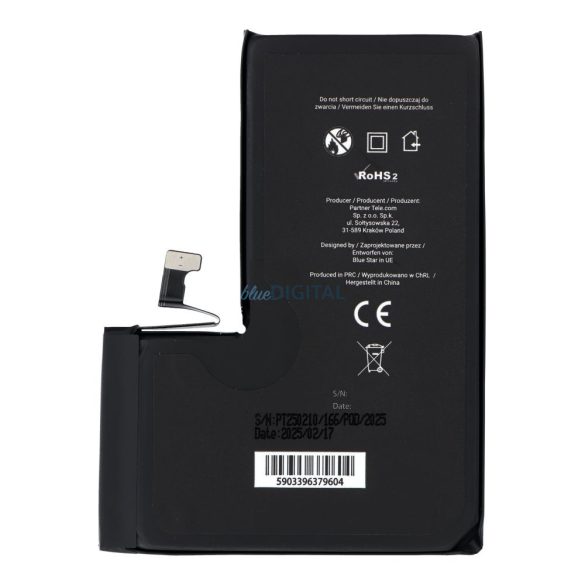 BLUE STAR HQ baterie pentru IPHONE 15 Pro Max 4422 mAh baterie