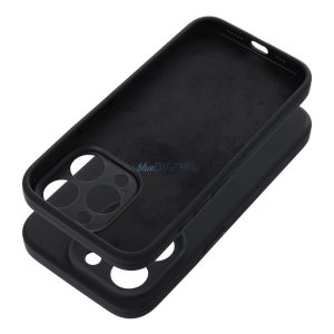 Carcasă SILICONE 2mm pentru iPhone 16e - negru