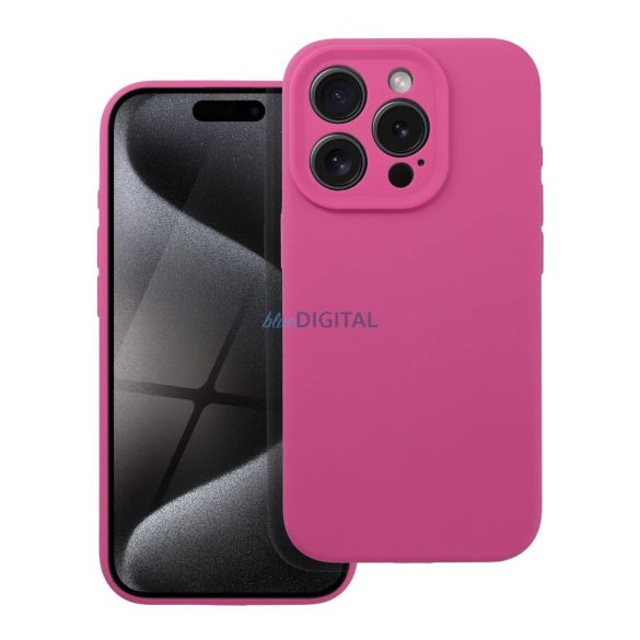 Carcasă SILICONE 2mm pentru iPhone 16e - roz