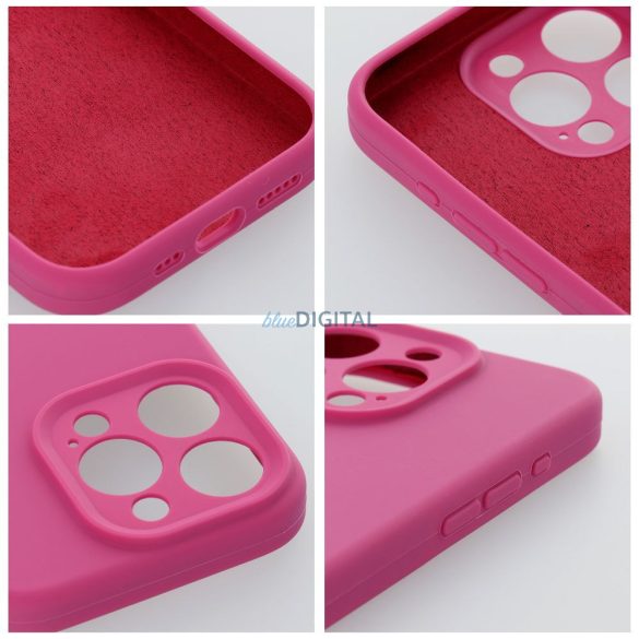 Carcasă SILICONE 2mm pentru iPhone 16e - roz
