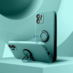 HUSĂ! - Carcasă SILICON RING Xiaomi Redmi Note 14 Pro 4G - verde