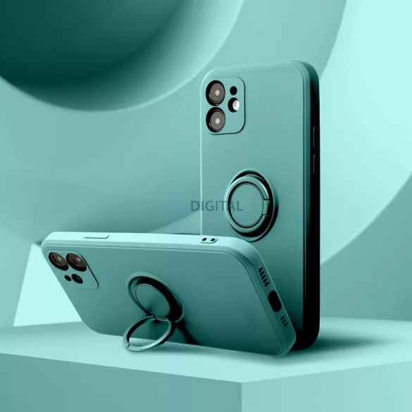 HUSĂ! - Carcasă SILICON RING Xiaomi Redmi Note 14 Pro 4G - verde