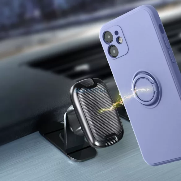 HUSĂ! - SILICON RING caz Xiaomi Redmi Notă 14 Pro 4G - violet