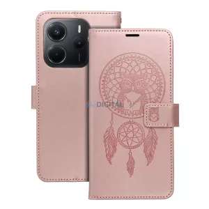 HUSĂ! - MEZZO cărți Xiaomi Redmi Notă 14 4G - aur roz "Dream Catcher"