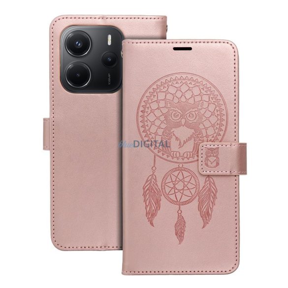HUSĂ! - MEZZO cărți Xiaomi Redmi Notă 14 4G - aur roz "Dream Catcher"