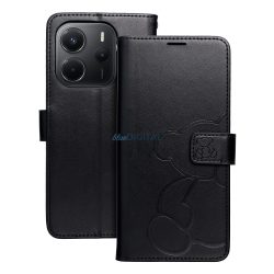   HUSĂ! - Carcasă de carte MEZZO Xiaomi Redmi Note 14 4G - negru