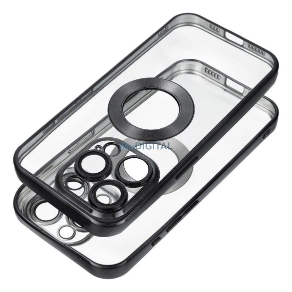 Carcasă GLAM pentru iPhone 16e - negru