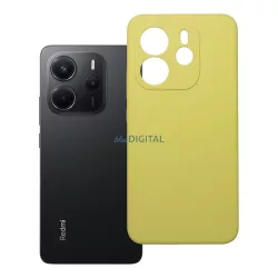   HUSĂ! - SILICON 2mm caz Xiaomi Redmi Notă 14 4G - galben lamaie