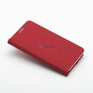 HUSĂ! - LUNA CARBON carte caz Xiaomi Redmi Notă 14 Pro 4G - roșu