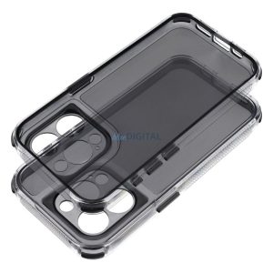 Carcasă MATRIX CLEAR pentru iPhone 16e - negru