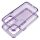 Carcasă MATRIX CLEAR pentru iPhone 16e - violet deschis Carcasă MATRIX CLEAR pentru iPhone 16e - violet deschis
