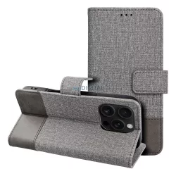   HUSĂ! - Carcasă de carte GOMMA Xiaomi Redmi Note 14 Pro 4G - gri
