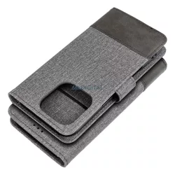   HUSĂ! - Carcasă de carte GOMMA Xiaomi Redmi Note 14 Pro 4G - gri