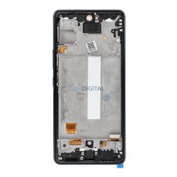   Afișaj LCD SAMSUNG A53 A536 HARD OLED display cu bezel negru  - PIESĂ DE SCHIMB!