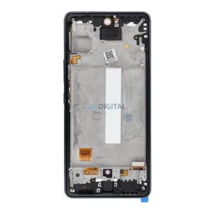 Afișaj LCD SAMSUNG A53 A536 HARD OLED display cu bezel negru