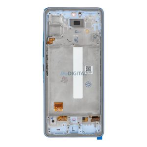 Ecran LCD pentru SAMSUNG A53 A536 HARD OLED display cu ramă albastră