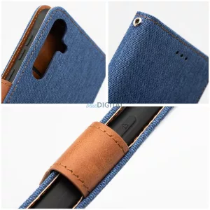 HUSĂ! - Geantă de carte JEANS Xiaomi Redmi Note 14 4G - albastru