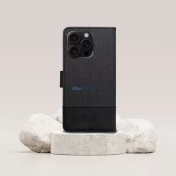   HUSĂ! - Carcasă de carte GOMMA Xiaomi Redmi Note 14 4G - negru