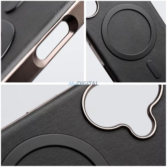 HUSĂ! - Carcasă GENTLEMAN MagSafe compatibilă pentru iPhone 11 - negru